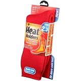 Heat Holders Thermal Socks, Men's Original, US Shoe Size 7-12, Red