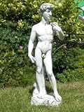 Eigenschaften JS GartenDeko e.K.  / Figur David von Michelangelo antik grau aus frostsicherem Beton