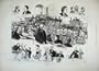 1882 Court Room Trial Libel Judge Harrison Lawes Men