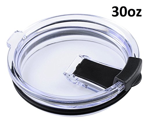 Polar Mugs New Leak splash and spill proof Lid for 30 oz. Yeti, Rtic and other tumblers, 30 oz., Black