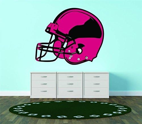 Alice Tone American Footbal Helmet Pink Men Sports Vinyl Wall Vinyl Peel And Stick Sticker Wall Picture Art Graphic Design Image Item Decor 30
