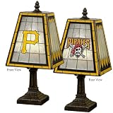 Pittsburgh Pirates 14-Inch Art Glass Lamp
