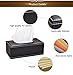 Figella Leather Facial Tissue Box Cover Napkin Holder Case Container for Home Office Living Room Desktop Table Car CFXZJH-1 …