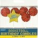 Basketball Birthday Candle Picks (6 count)