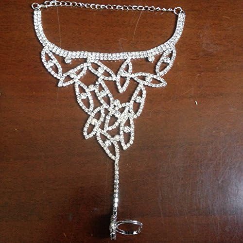 Rhinestone Instep Chains Barefoot Sandals Sexy Toe Ring Anklets Beach Wedding Jewelry Bridesmaid Gift