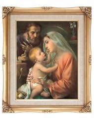 From Amazon.com. Click for details:
 Framed Artwork, Religious Prints, Nativity Scene, 16" X 20" Framed Art Holy Family Linen Print, Museum Series, Antique Gold Wood Frame No Glass - Cromonb Artwork - Milan, Italy! Framed Artwork, Religious Prints, Nativity Scene, 16" X 20" Framed Art Holy Family Linen Print, Museum Series, Antique Gold Wood Frame No Glass - Cromonb Artwork - Milan, Italy!