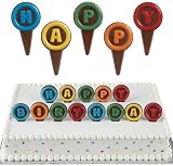 Candy Picks Mold-Happy Birthday 9 Cavities