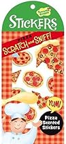 Peaceable Kingdom Scratch and Sniff Pizza Scented Sticker Pack
