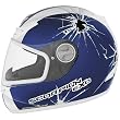 Scorpion Impact EXO-400 On-Road Motorcycle Helmet - Blue