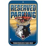 NBA Minnesota Timberwolves 11-by-17 inch Locker Room Sign