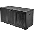 Oxid7 Kunststoff Auflagenbox - 380 Liter - Gartenbox, Gartentruhe, Kissenbox, Garten Box, Ger�tebox, Gartenger�tebox - Ma�e (LxBxH): ca. 120 x 52 x 60cm - Abschlie�bar - VERSANDKOSTENFREI -