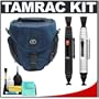 Tamrac 5684 Digital Zoom 4 DSLR Camera Bag (Blue) + Accessory Kit for Canon Rebel XSi, XS, T1i, T2i, EOS 60D, 50D, 5D, 7D, Nikon D3000, D3100, D5000, D7000, D90, D300s, Olympus Evolt E-5, E-30, E-450, E-620 & Sony Alpha A290, A390, A500, A33, A55, A550