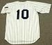 PHIL RIZZUTO New York Yankees 1951 Majestic Cooperstown Throwback Home Baseball Jersey, MEDIUM
