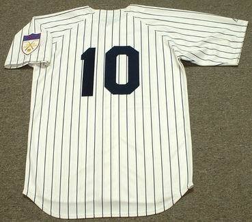 PHIL RIZZUTO New York Yankees 1951 Majestic Cooperstown Throwback Home Baseball Jersey, MEDIUM