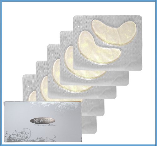 Collagen Eye Mask with Golden Powder, 5 Gel Patches