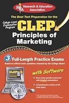 CLEP Principles of Marketing w/ CD-ROM (REA) -The Best Test Prep for the CLEP (Test Preps)