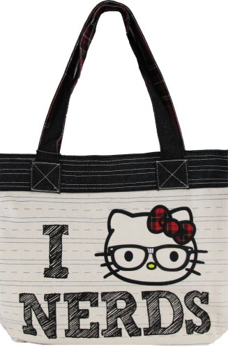 Hello Kitty I Heart Nerds Tote Bag