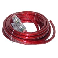 Lanzar LQ44 Contaq 4 Gauge Power Cable and In-Line Fuse Kit