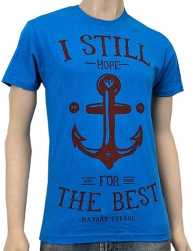 MAYDAY PARADE - Anchored - Blue T-shirt - size Medium