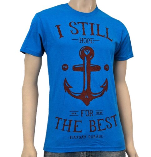MAYDAY PARADE - Anchored - Blue T-shirt - size Medium
