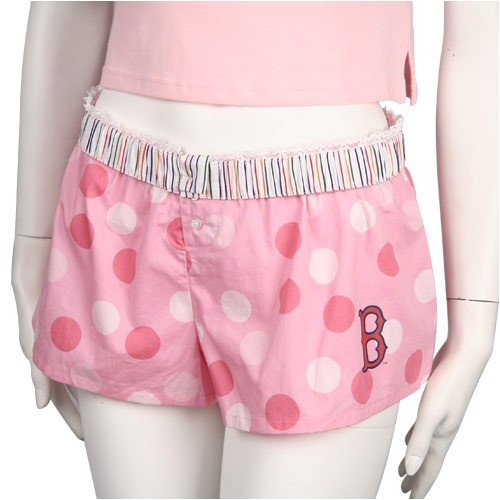 Boston Red Sox Pink Ladies MLB Confetti Pajama Shorts