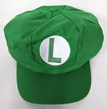 Super Mario Bros: Luigi Cotton Elastic Hat (Teen size)