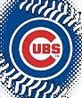 Chicago Cubs Baseball Stitching Raschel Blanket Throw - MLB Baseball Fan Shop Team Merchandise