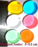 JUMBO Size(Hydrated 3 -3.5 cm) - Crystal Soil Water decor beads; 7 Packs (14g/pack. 7 Color)