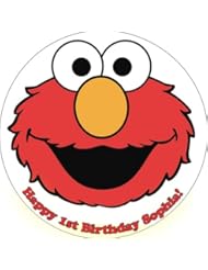 Toy: Single Source Party Supplies - Elmo Cake Edible Icing Image #5 8.25" - Round - Single Source Party Supplies