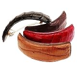 L. Erickson Crocodile Leather Volume Barrette