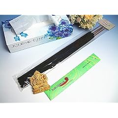 クリシュナ ムスク（麝香）【ジャンボ スティック香】燃焼時間1本2.5時間 ヨガ教室の瞑想用に 天竺のジャンボなお香 オウロシカ社製
