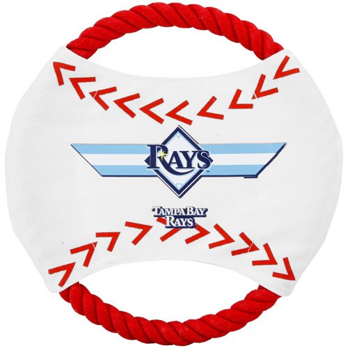 Tampa Bay Rays Flying Rope Disk Dog Toy