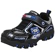 Skechers Toddler Hot Lights-Damager-Police Hook-And-Loop Shoe
