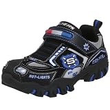 Skechers Toddler Hot Lights-Damager-Police Hook & Loop Shoe