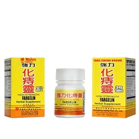 High Strength Fargelin (For Hemorrhoids) 36 Tablets Per Bottle - 3 PAK (3x36 Tablets) / Haute r�sistance Fargelin (pour les h�morro�des) 36 comprim�s par bouteille - 3 PAK (3x36 comprim�s)