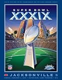 Canvas 36 x 48 Super Bowl XXXIX Program Print | Details: 2005, Patriots vs Eagles