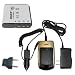 HQRP Battery Charger and Battery for CASIO EXILIM EX-FC150 EX-FC150BK EX-FC150RD EX-P505 EX-P600 EX-P700 EX-Z100 Digital Camera plus HQRP Euro Plug Adapter