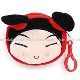 Pucca Head Shaped Coin Purse Wallet Plush Pouch
