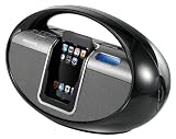 Scott iSX10BK Portable Sound System for iPod with AM/FM Radio - Black