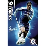 (24x36) Chelsea FC Fernando Torres Sports Poster Print