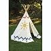 7.5-Foot Plains Hideaway Tee Pee with Paints and Brush