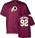 Albert Haynesworth Reebok Name and Number Washington Redskins T-Shirt - Medium