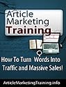 Article Marketing Training- Use articles to get free traffic to your website
