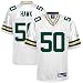 Green Bay Packer Jerseys : Reebok NFL Equipment Green Bay Packer #50 A.J. Hawk White Premier Tackle Twill Football Jersey