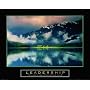 Leadership Bald Eagle Inspirational Art Print Alaska Lake Reflection Motivational Poster