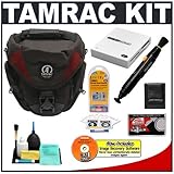 Tamrac 5515 Adventure Zoom 5 Digital SLR Camera Bag Holster Case (Red) + Ac ....