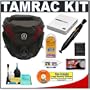 Tamrac 5515 Adventure Zoom 5 Digital SLR Camera Bag Holster Case (Red) + Accessory Kit for Canon Rebel T3, T3i, T1i, T2i, EOS 60D, 5D, 7D, Nikon D3000, D3100, D5000, D5100, D7000, D300s, Olympus Evolt E-5, E-30, E-620 & Sony Alpha A560, A580, A33, A35, A55