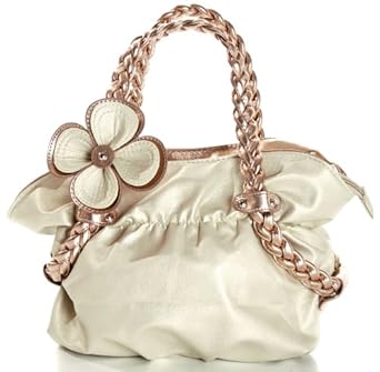 CANDICE Flower Soft Leatherette Metallic Weaved Double Handle Shoulder Bag Satchel Hobo Purse Handbag CANDICE Flower Soft Leatherette Metallic Weaved Double Handle Shoulder Bag Satchel Hobo Purse Handbag