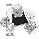 Oakland Raiders Girls Cheer Gift Set, Size= 5/6