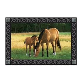  Magnet Works, Ltd. Morning Graze MatMate, Die-sublimated Doormat, Polyester, Weatherproof Indoor/outdoor Use